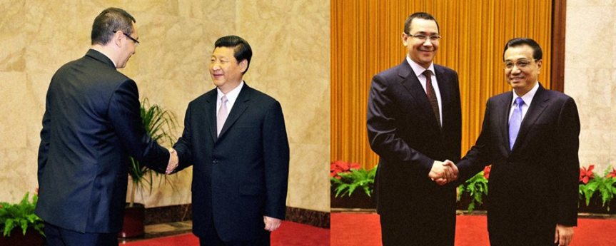 Premierul Victor Ponta  intrevedere cu presedintele Republicii Populare Chineze, Xi Jinping si cu prim-ministrul Li Keqiang